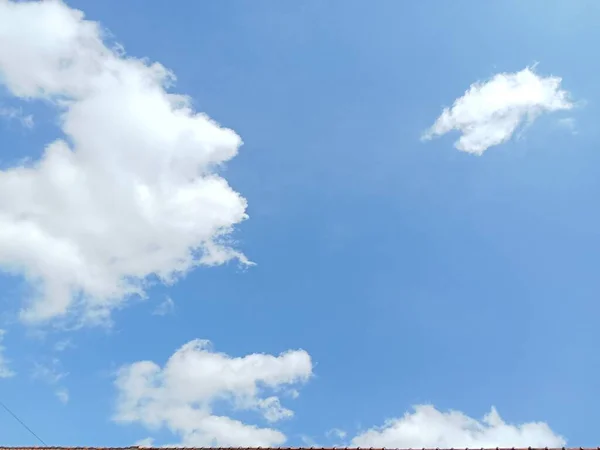 Beautiful Blue Sky Clouds Day — Stock Photo, Image