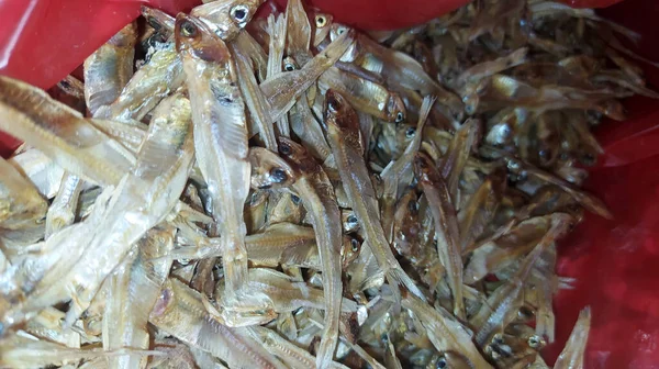 Fresh Small Fish Traditional Market — Stock Photo, Image
