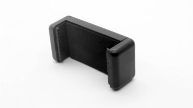 Akıllı telefon ve beyaz arkaplanda izole edilmiş kamera için tripod U tutucu