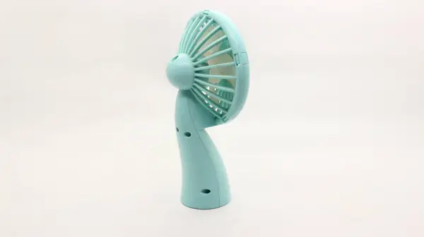 stock image mini portable fan with white background,