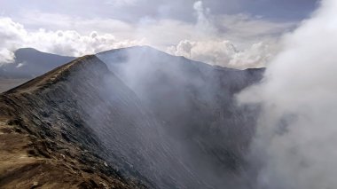 Doğu Java, Endonezya 'daki Bromo Dağı' nın güzel manzarası