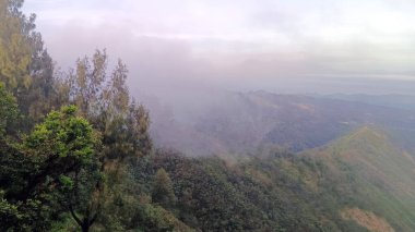 Doğu Java, Endonezya 'daki Bromo Dağı' ndan gün doğumu manzarası