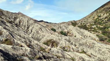 Beautiful view of Mount Bromo and surrounding area in East Java, Indonesia clipart