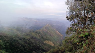 Doğu Java, Endonezya 'daki Bromo Dağı' ndan gün doğumu manzarası