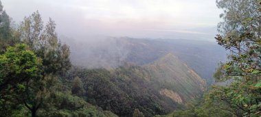 Doğu Java, Endonezya 'daki Bromo Dağı' ndan gün doğumu manzarası