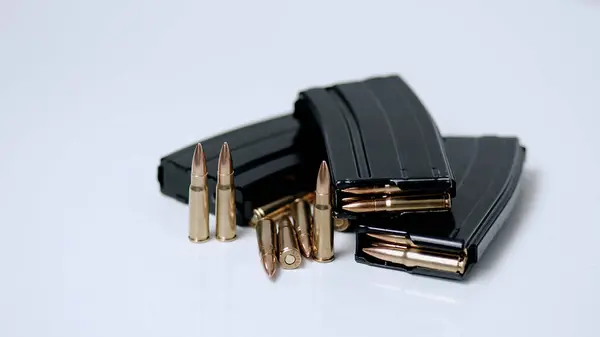 Bullets 762 Caliber Military Concept — Stock Photo, Image