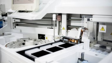 Modern laboratuvar ekipmanları. bilimsel laboratuvar.