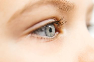 mavi göz yakın çekim