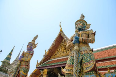 Zümrüt Buda 'nın Koruyucu Servisi ve Büyük Saray Bangkok, Tayland