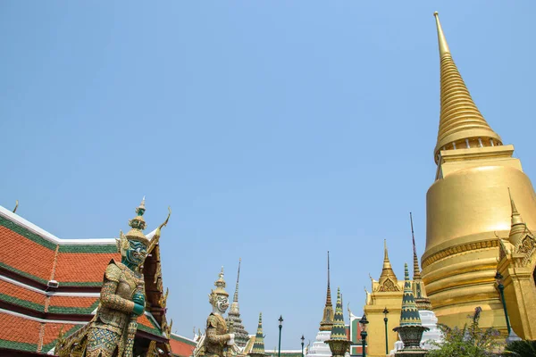 Wächterdaemon Des Smaragdbuddha Und Des Großen Palastes Bangkok Thailand — Stockfoto
