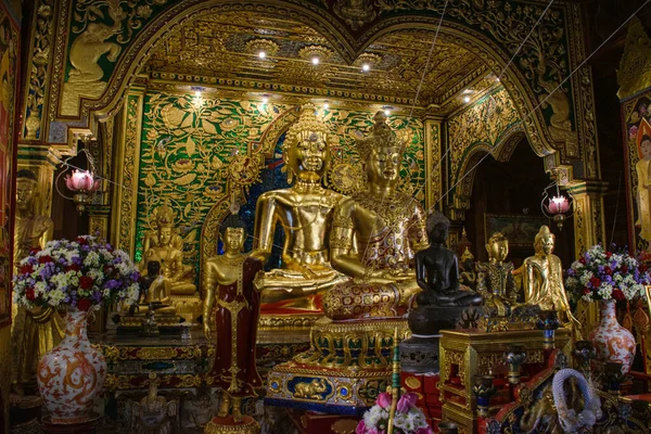 Wat Mung Muang Ναό Στην Τσιάνγκ Ράι Της Βόρειας Επαρχίας — Φωτογραφία Αρχείου