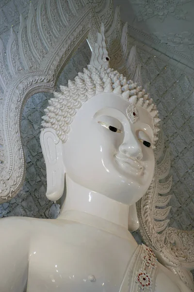 Whte Boeddha Chinese Tempel Wat Hyua Pla Kang Chiang Rai — Stockfoto