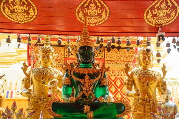 Wat Phra Doi Suthep Cel Mai Faimos Templu Din Chiang — Fotografie, imagine de stoc