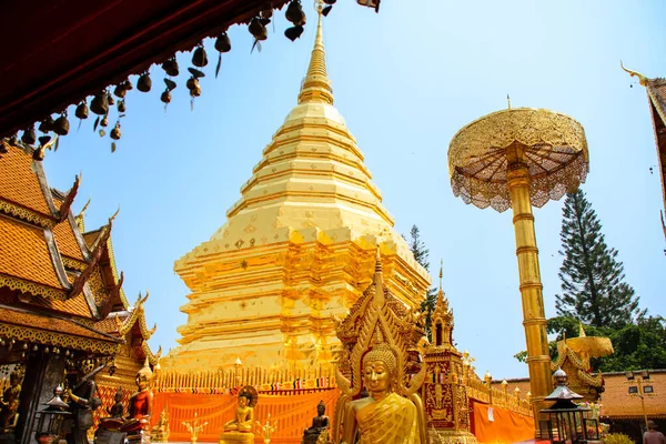 Stock image Wat Phra That Doi Suthep, the most famous temple in Chiang Mai, Thailand