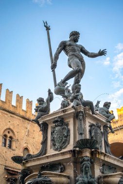 Görüntü: Bologna, Emilia-Romagna, İtalya 'daki Neptün Meydanı