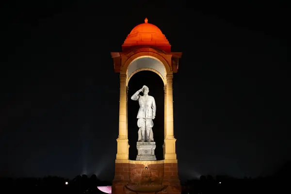 Stock image Image of Soldiers monument at India Gate night in New Delhi of Amar Jawan Jyoti