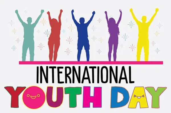 Uluslararası Gençlik Günü 'nü kutlayın. Uluslararası Gençlik Günü, 12 Ağustos 'ta dünya genelindeki gençlerin enerji ve potansiyelini onurlandırmak.