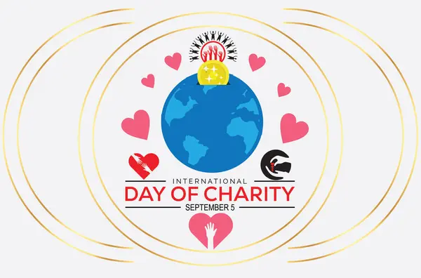 Uluslararası Yardım Günü. 5 Eylül Uluslararası Hayırseverlik Günü 'nde hayırseverliğin ve hayırseverliğin önemini kabul etmek..