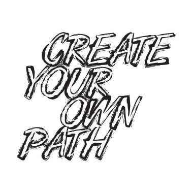 Motivasyonal ve ilham verici harf dizaynı metin etkisi t-shirt tasarımı