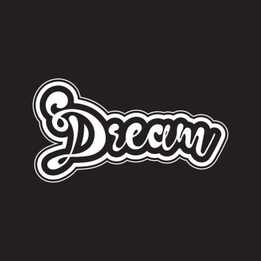 Motivasyonal ve ilham verici harf dizaynı metin etkisi t-shirt tasarımı