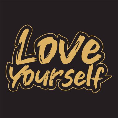 Motivasyonal ve ilham verici harf dizaynı metin etkisi t-shirt tasarımı