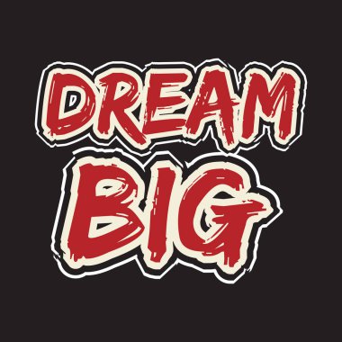 Motivasyonal ve ilham verici harf dizaynı metin etkisi t-shirt tasarımı