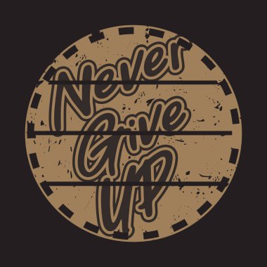 Motivasyonal ve ilham verici harf dizaynı metin etkisi t-shirt tasarımı