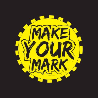 Motivasyonal ve ilham verici harf dizaynı metin etkisi t-shirt tasarımı