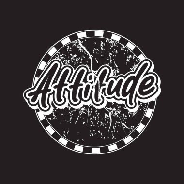 Motivasyonel ve ilham verici alıntılar metin efekti tipografisi koyu t-shirt tasarımı