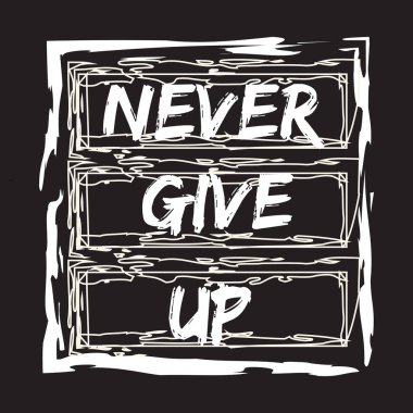 Motivasyonel ve ilham verici alıntılar metin efekti tipografisi koyu t-shirt tasarımı