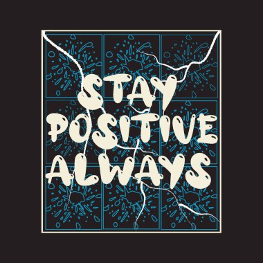 Motivasyonel ve ilham verici alıntılar metin efekti tipografisi koyu t-shirt tasarımı