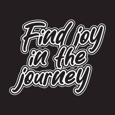 Motivasyonal ve ilham verici harf dizaynı metin etkisi t-shirt tasarımı