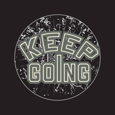 Motivasyonel ve ilham verici alıntılar metin efekti tipografisi koyu t-shirt tasarımı