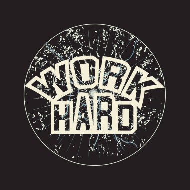 Motivasyonel ve ilham verici alıntılar metin efekti tipografisi koyu t-shirt tasarımı