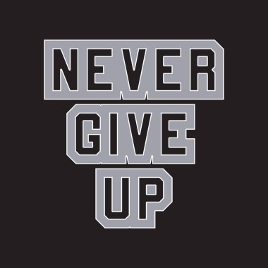Motivasyonel ve ilham verici alıntılar metin efekti tipografisi koyu t-shirt tasarımı