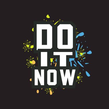 Motivasyonel ve ilham verici alıntılar metin efekti tipografisi koyu t-shirt tasarımı