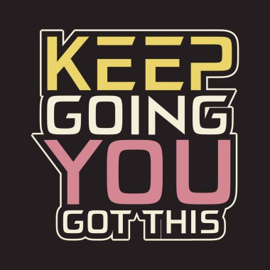 Motivasyonel ve ilham verici alıntılar metin efekti tipografisi koyu t-shirt tasarımı