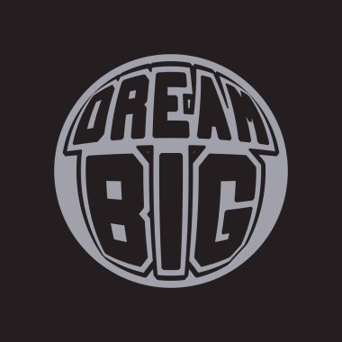 Motivasyonel ve ilham verici alıntılar metin efekti tipografisi koyu t-shirt tasarımı