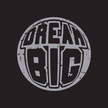 Motivasyonel ve ilham verici alıntılar metin efekti tipografisi koyu t-shirt tasarımı