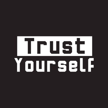 Motivasyonel ve ilham verici alıntılar metin efekti tipografisi koyu t-shirt tasarımı