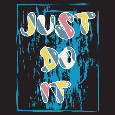 Motivasyonel ve ilham verici alıntılar metin efekti tipografisi koyu t-shirt tasarımı