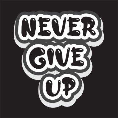 Motivasyonel ve ilham verici alıntılar metin efekti tipografisi koyu t-shirt tasarımı