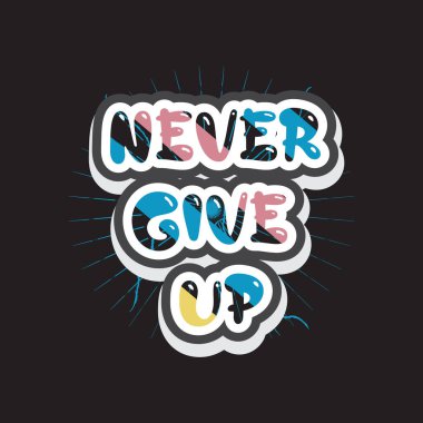 Motivasyonel ve ilham verici alıntılar metin efekti tipografisi koyu t-shirt tasarımı