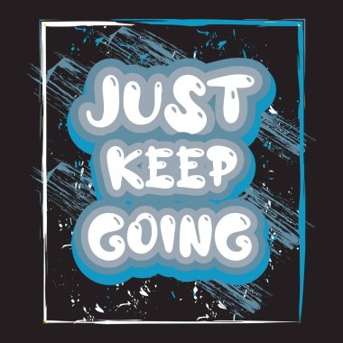 Motivasyonel ve ilham verici alıntılar metin efekti tipografisi koyu t-shirt tasarımı