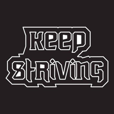 Motivasyonel ve ilham verici alıntılar metin efekti tipografisi koyu t-shirt tasarımı