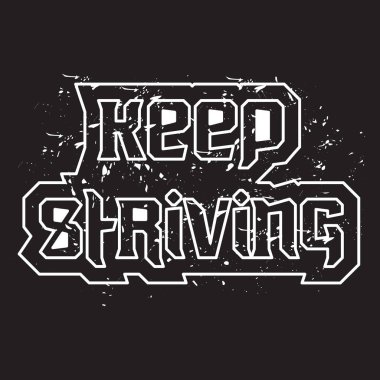 Motivasyonel ve ilham verici alıntılar metin efekti tipografisi koyu t-shirt tasarımı