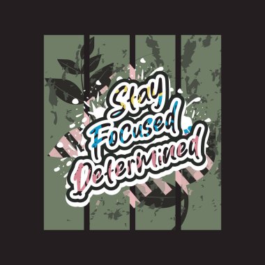 Motivasyonel ve ilham verici alıntılar metin efekti tipografisi koyu t-shirt tasarımı