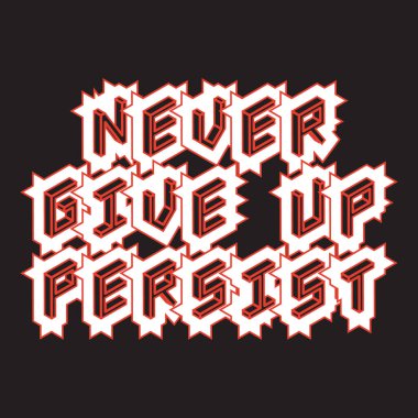 Motivasyonel ve ilham verici alıntılar metin efekti tipografisi koyu t-shirt tasarımı