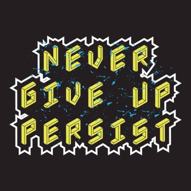 Motivasyonel ve ilham verici alıntılar metin efekti tipografisi koyu t-shirt tasarımı