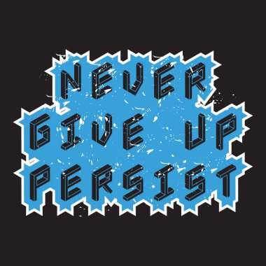 Motivasyonel ve ilham verici alıntılar metin efekti tipografisi koyu t-shirt tasarımı